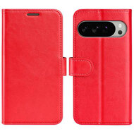 Google Pixel 10 Pro XL Hoesje - MobyDefend Wallet Book Case (Sluiting Achterkant) - Rood
