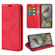 Google Pixel 10 Pro XL Hoesje - MobyDefend Luxe Wallet Bookcase (Magnetische Sluiting) - Rood