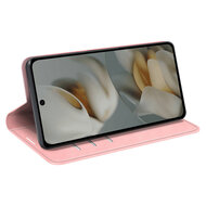 Google Pixel 10 Pro XL Hoesje - MobyDefend Luxe Wallet Bookcase (Magnetische Sluiting) - Roze