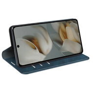 Google Pixel 10 Pro XL Hoesje - MobyDefend Luxe Wallet Bookcase (Magnetische Sluiting) - Blauw