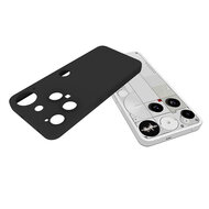 Nothing Phone (3) Hoesje - MobyDefend TPU Backcover - Mat Zwart