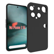 Nothing Phone (3) Hoesje - MobyDefend TPU Backcover - Mat Zwart