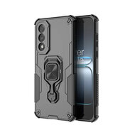 OnePlus Nord 5 Hoesje - MobyDefend Dubbelgelaagde Pantsercase Met Standaard - Zwart