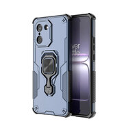 OnePlus Nord CE 5 Hoesje - MobyDefend Dubbelgelaagde Pantsercase Met Standaard - Blauw