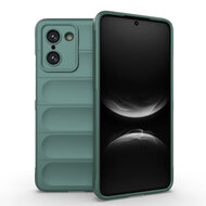 OnePlus Nord CE 5 Hoesje - MobyDefend TPU Gripcase - Groen