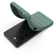 Oppo A5 5G Hoesje - MobyDefend TPU Gripcase - Groen