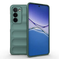 Oppo A5 5G Hoesje - MobyDefend TPU Gripcase - Groen