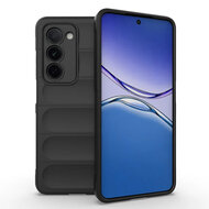 Oppo A5 5G Hoesje - MobyDefend TPU Gripcase - Zwart