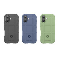iPhone 17 Hoesje - Mobydefend Rugged Shield TPU Backcover - Groen