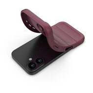 iPhone 17 Hoesje - MobyDefend TPU Gripcase - Donkerpaars