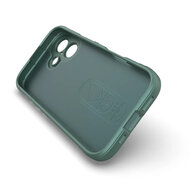 iPhone 17 Hoesje - MobyDefend TPU Gripcase - Groen