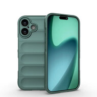 iPhone 17 Hoesje - MobyDefend TPU Gripcase - Groen