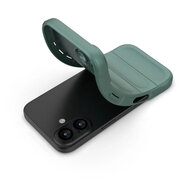 iPhone 17 Hoesje - MobyDefend TPU Gripcase - Groen