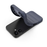 iPhone 17 Hoesje - MobyDefend TPU Gripcase - Blauw