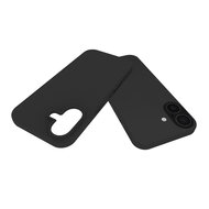 iPhone 17 Hoesje - MobyDefend TPU Backcover - Mat Zwart