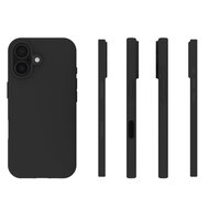 iPhone 17 Hoesje - MobyDefend TPU Backcover - Mat Zwart