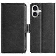 iPhone 17 Hoesje - MobyDefend Luxe Wallet Book Case (Sluiting Zijkant) - Zwart