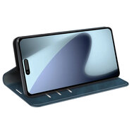 iPhone 17 Hoesje - MobyDefend Luxe Wallet Bookcase (Magnetische Sluiting) - Blauw