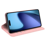iPhone Air Hoesje - MobyDefend Luxe Wallet Bookcase (Magnetische Sluiting) - Roze