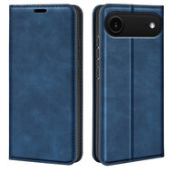 iPhone Air Hoesje - MobyDefend Luxe Wallet Bookcase (Magnetische Sluiting) - Blauw