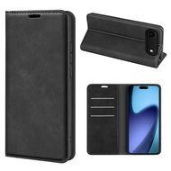 iPhone Air Hoesje - MobyDefend Luxe Wallet Bookcase (Magnetische Sluiting) - Zwart