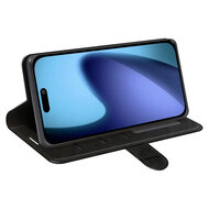 iPhone Air Hoesje - MobyDefend Wallet Book Case (Sluiting Achterkant) - Zwart