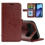 iPhone Air Hoesje - MobyDefend Wallet Book Case (Sluiting Achterkant) - Bruin