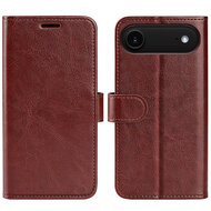 iPhone Air Hoesje - MobyDefend Wallet Book Case (Sluiting Achterkant) - Bruin
