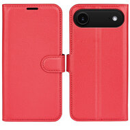 iPhone Air Hoesje - MobyDefend Kunstleren Wallet Book Case (Sluiting Voorkant) - Rood