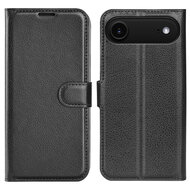 iPhone Air Hoesje - MobyDefend Kunstleren Wallet Book Case (Sluiting Voorkant) - Zwart