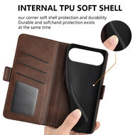 iPhone Air Hoesje - MobyDefend Luxe Wallet Book Case (Sluiting Zijkant) - Rood