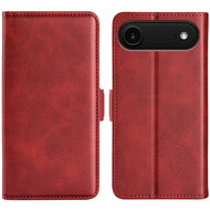 iPhone Air Hoesje - MobyDefend Luxe Wallet Book Case (Sluiting Zijkant) - Rood