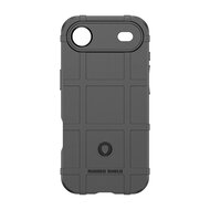 iPhone 17 Air Hoesje - Mobydefend Rugged Shield TPU Backcover - Zwart