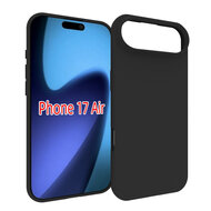 iPhone Air Hoesje - MobyDefend TPU Backcover - Mat Zwart
