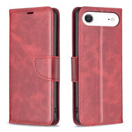 iPhone Air Hoesje - MobyDefend Wallet Book Case Met Koord - Rood