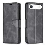 iPhone Air Hoesje - MobyDefend Wallet Book Case Met Koord - Zwart