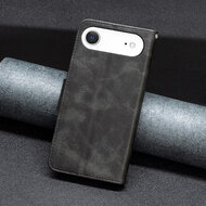 iPhone Air Hoesje - MobyDefend Wallet Book Case Met Koord - Zwart