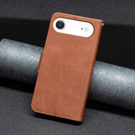iPhone Air Hoesje - MobyDefend Wallet Book Case Met Koord - Bruin