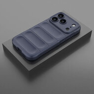 iPhone 17 Pro Hoesje - MobyDefend TPU Gripcase - Blauw