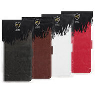 iPhone 17 Pro Hoesje - MobyDefend Wallet Book Case (Sluiting Achterkant) - Bruin