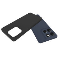 Motorola Moto G86 Power Hoesje - MobyDefend TPU Backcover - Mat Zwart