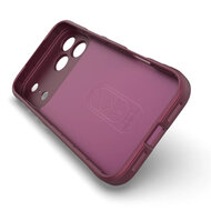 iPhone 17 Pro Max Hoesje - MobyDefend TPU Gripcase - Donkerpaars