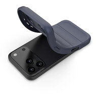 iPhone 17 Pro Max Hoesje - MobyDefend TPU Gripcase - Blauw