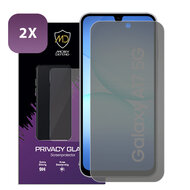 2-Pack MobyDefend Samsung Galaxy A17 Screenprotectors - HD Privacy Glass Screensavers