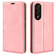 OnePlus Nord 5 Hoesje - MobyDefend Luxe Wallet Bookcase (Magnetische Sluiting) - Roze