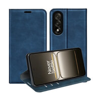 OnePlus Nord 5 Hoesje - MobyDefend Luxe Wallet Bookcase (Magnetische Sluiting) - Blauw
