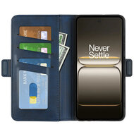 OnePlus Nord 5 Hoesje - MobyDefend Luxe Wallet Book Case (Sluiting Zijkant) - Blauw