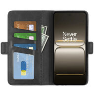 OnePlus Nord 5 Hoesje - MobyDefend Luxe Wallet Book Case (Sluiting Zijkant) - Zwart