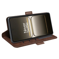 OnePlus Nord 5 Hoesje - MobyDefend Luxe Wallet Book Case (Sluiting Zijkant) - Bruin
