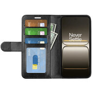 OnePlus Nord 5 Hoesje - MobyDefend Wallet Book Case (Sluiting Achterkant) - Zwart